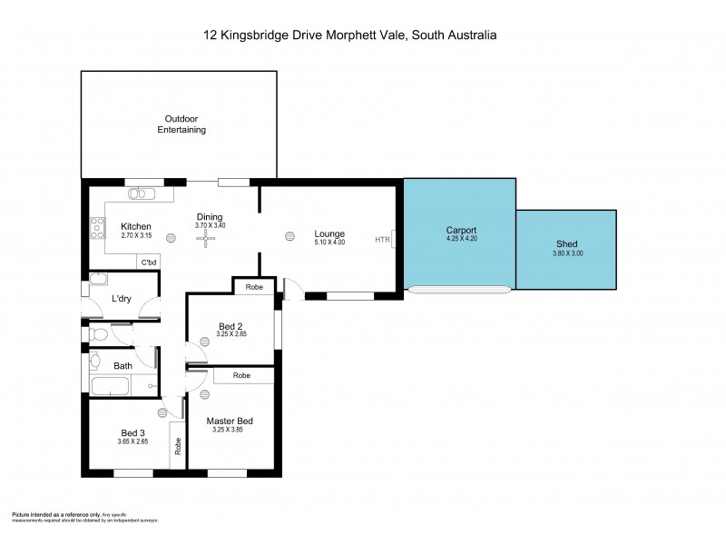 12 Kingsbridge Drive, Morphett Vale SA 5162 Floorplan