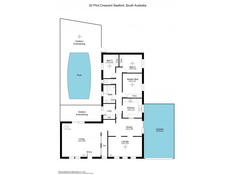 32 Pilot Crescent, Seaford SA 5169 Floorplan