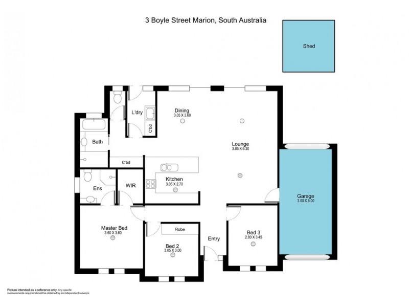 3 Boyle Street, Marion SA 5043 Floorplan