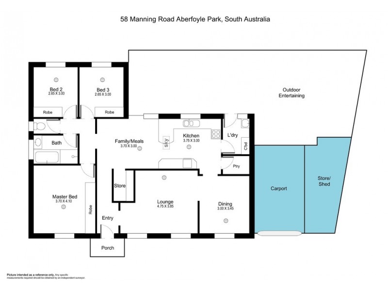 58 Manning Road, Aberfoyle Park SA 5159 Floorplan