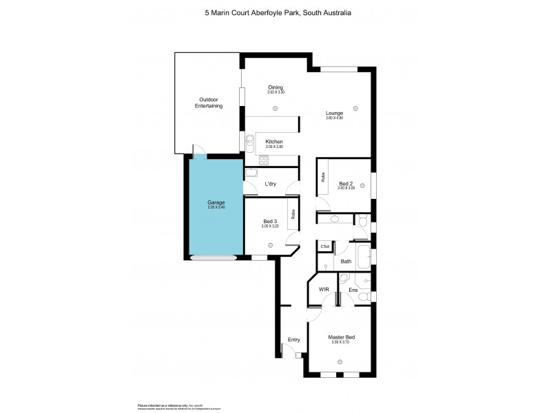 5 Marin Court, Aberfoyle Park SA 5159 Floorplan