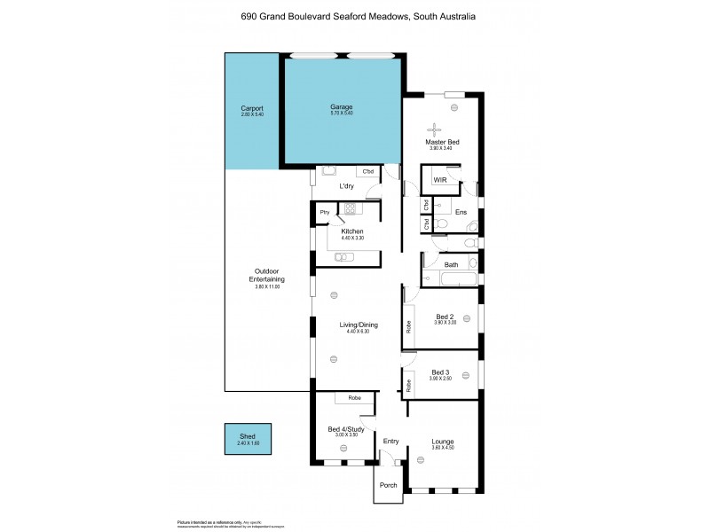 690 Grand Boulevard, Seaford Meadows SA 5169 Floorplan
