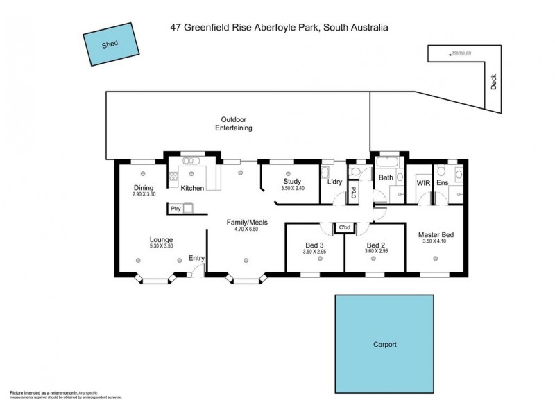 47 Greenfield Rise, Aberfoyle Park SA 5159 Floorplan