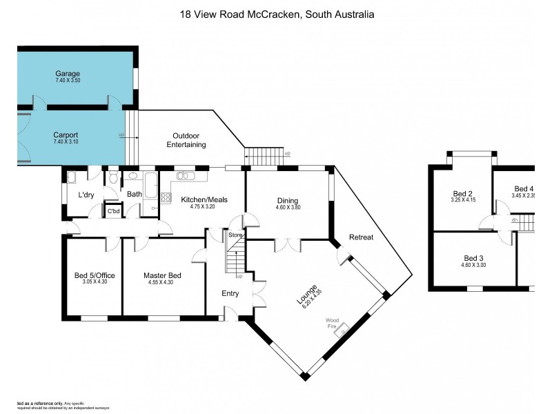18 View Road, Mccracken SA 5211 Floorplan