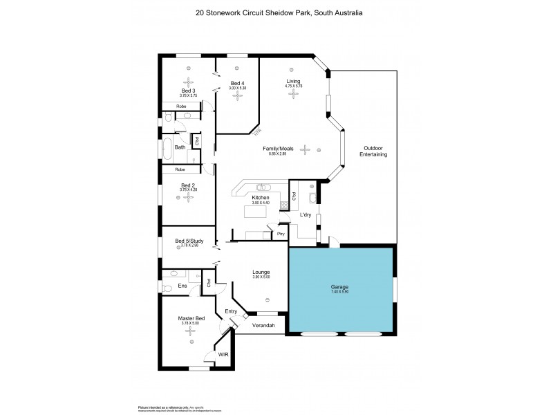 20 Stonework Circuit, Sheidow Park SA 5158 Floorplan