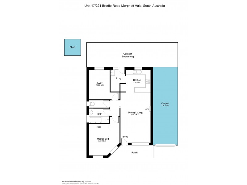 17/221 Brodie Road, Morphett Vale SA 5162 Floorplan