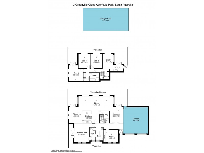 3 Greenville Close, Aberfoyle Park SA 5159 Floorplan