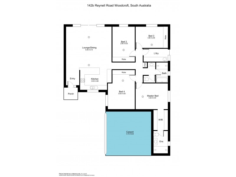 142b Reynell Road, Woodcroft SA 5162 Floorplan