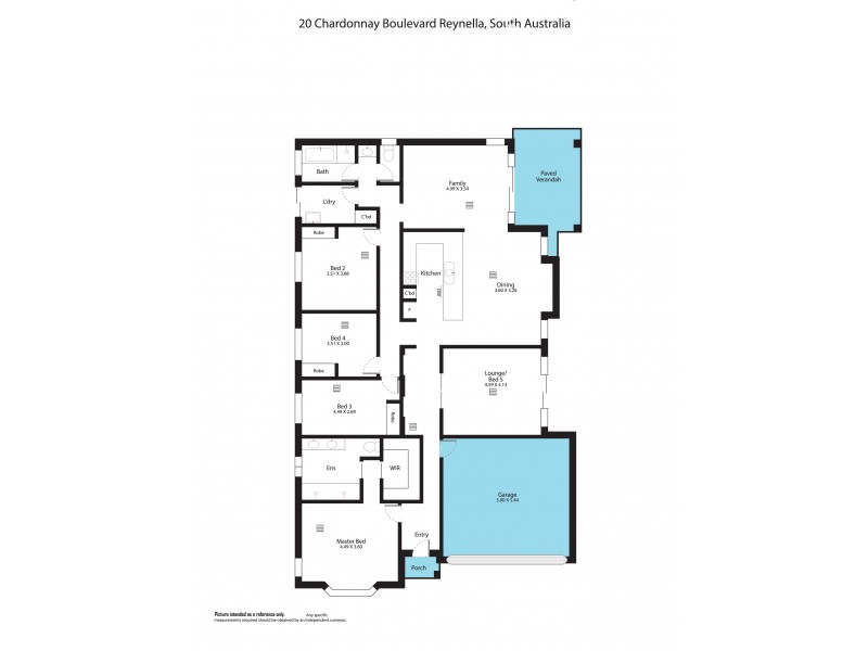 20 Chardonnay Blvd, Reynella SA 5161 Floorplan