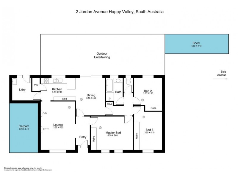 2 Jordan Avenue, Happy Valley SA 5159 Floorplan