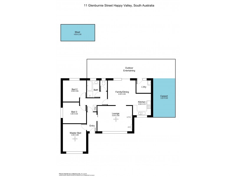 11 Glenburnie Street, Happy Valley SA 5159 Floorplan