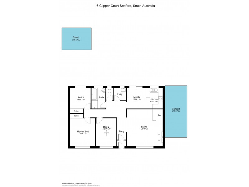 6 Clipper Court, Seaford SA 5169 Floorplan