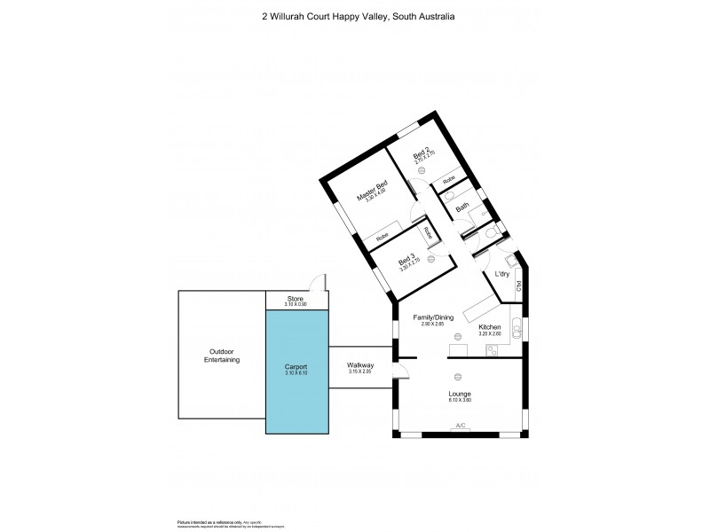 2 Willurah Court, Happy Valley SA 5159 Floorplan