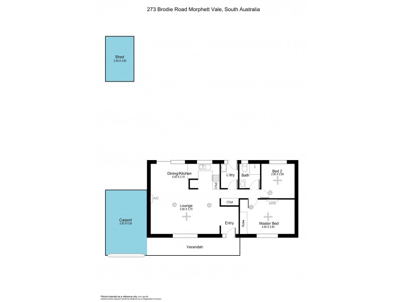 273 Brodie Road, Morphett Vale SA 5162 Floorplan