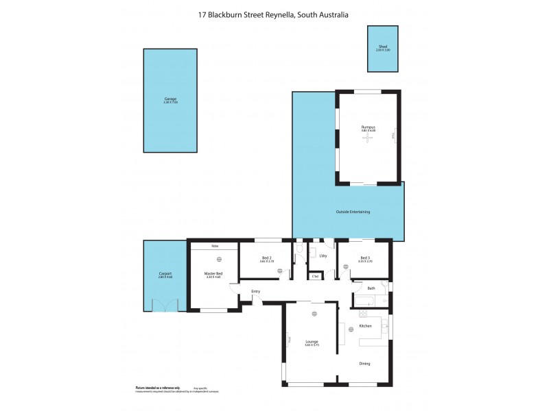 17 Blackburn Street, Reynella SA 5161 Floorplan