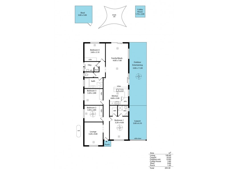 17 Turquoise Court, Aldinga Beach SA 5173 Floorplan