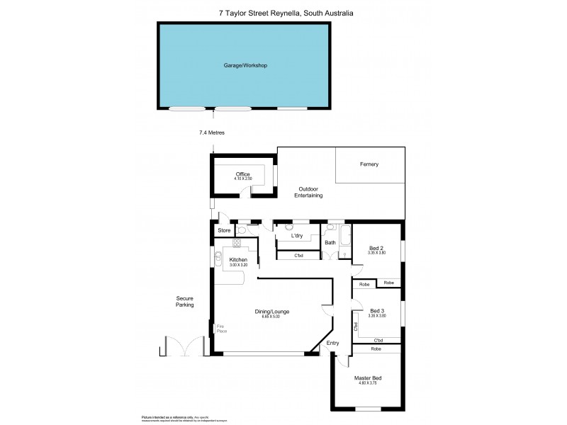 7 Taylor Street, Reynella SA 5161 Floorplan