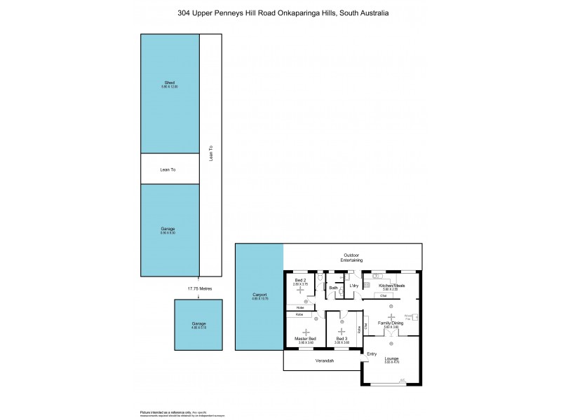 304 Upper Penneys Hill Road, Onkaparinga Hills SA 5163 Floorplan