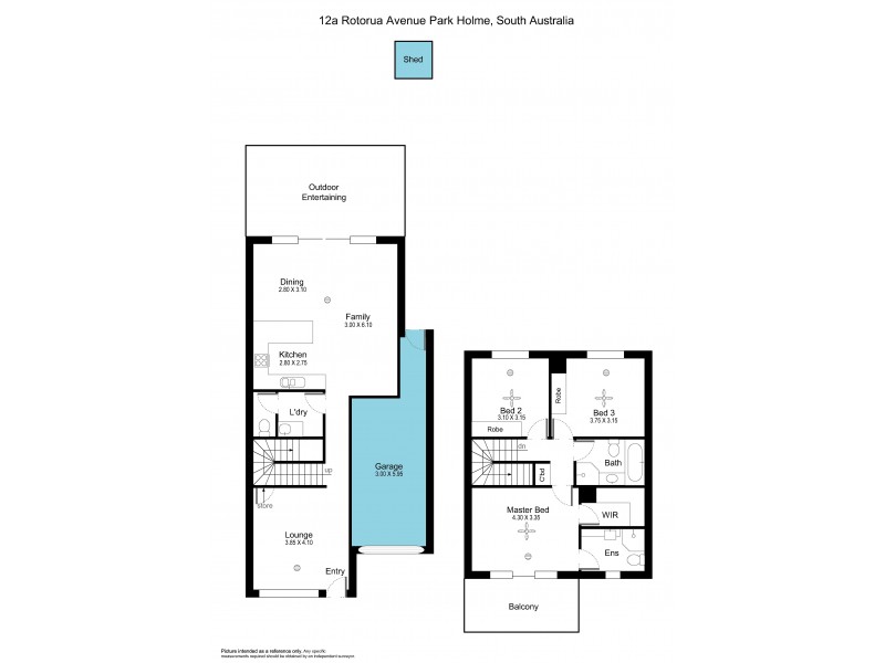 12A Rotorua Avenue, Park Holme SA 5043 Floorplan