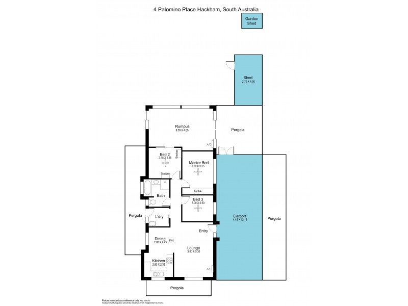 4 Palomino Place, Hackham SA 5163 Floorplan