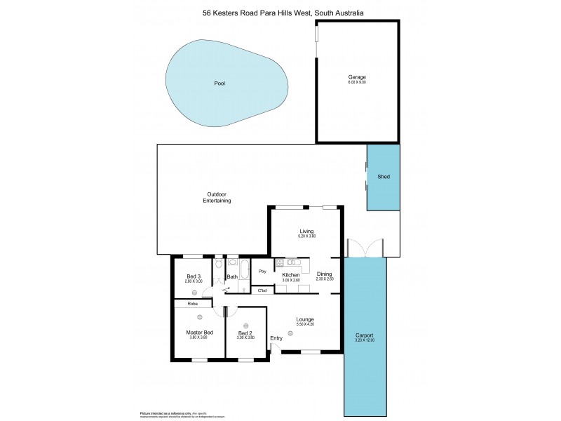 56 Kesters Road, Para Hills West SA 5096 Floorplan