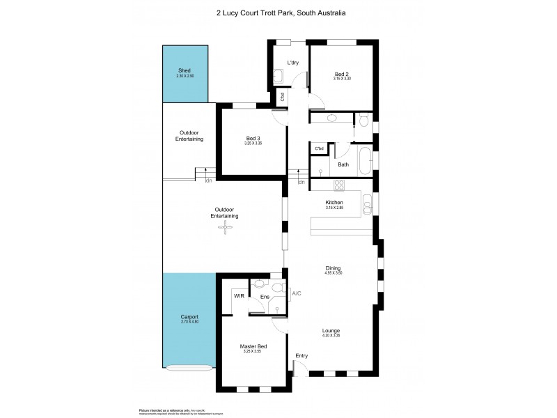 2 Lucy Court, Trott Park SA 5158 Floorplan