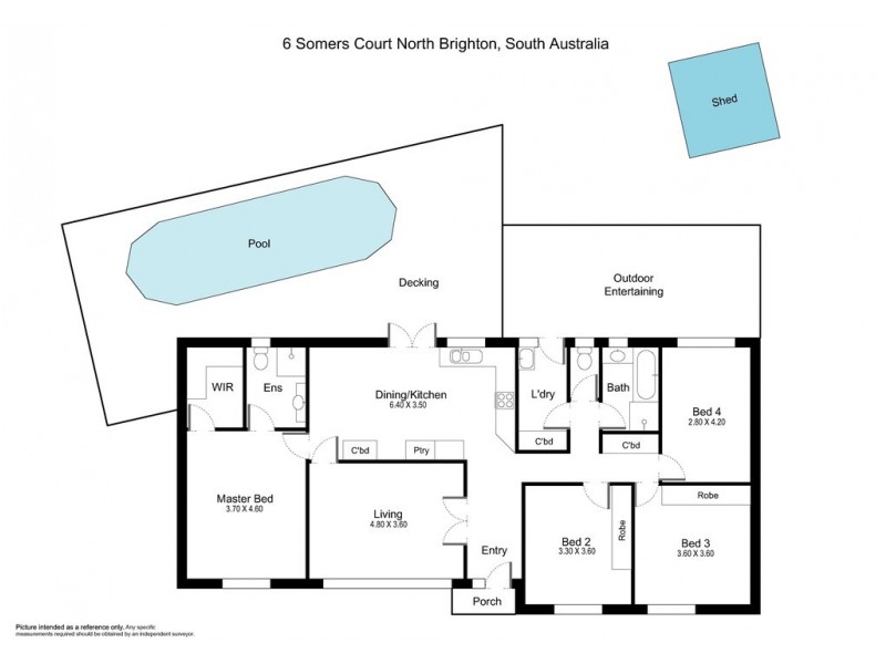6 Somers Court, North Brighton SA 5048 Floorplan