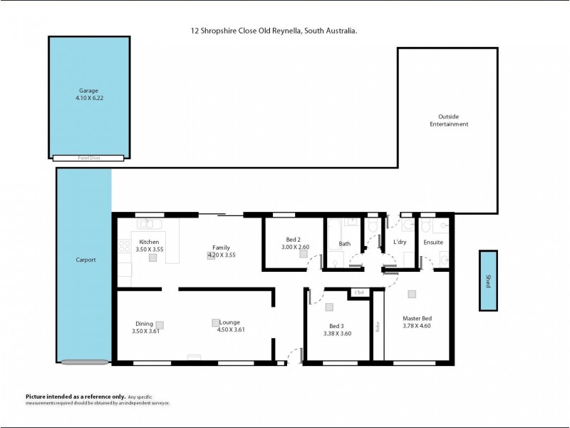 12 Shropshire Close, Old Reynella SA 5161 Floorplan