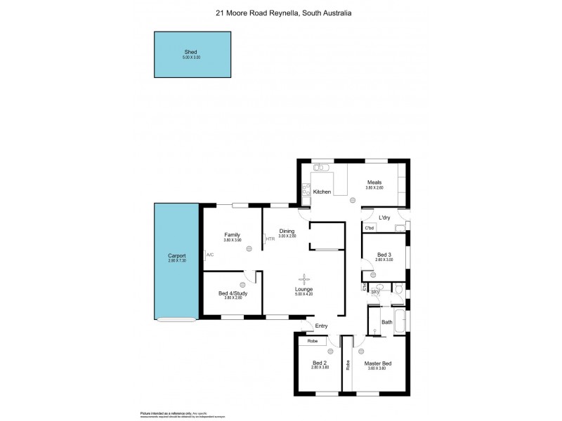21 Moore Road, Reynella SA 5161 Floorplan