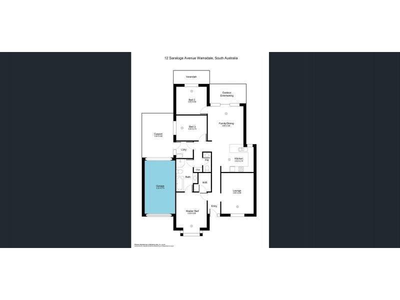 12 Saratoga Avenue, Warradale SA 5046 Floorplan