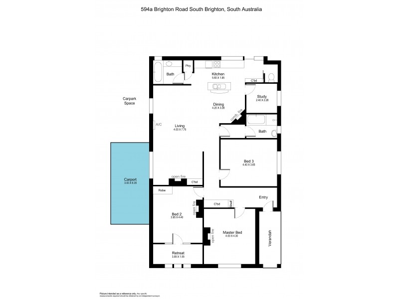 594a Brighton Road, South Brighton SA 5048 Floorplan