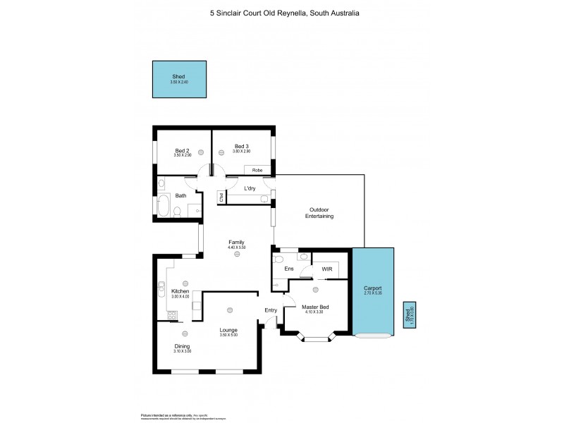 5 Sinclair Court, Old Reynella SA 5161 Floorplan