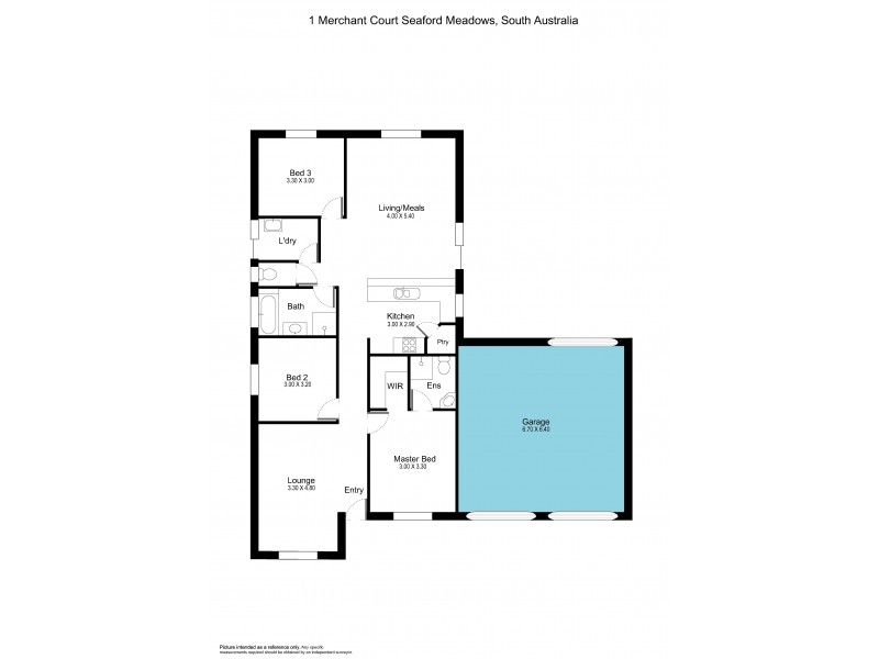 1 Merchant Court, Seaford Meadows SA 5169 Floorplan