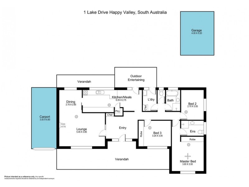 1 Lake Drive, Happy Valley SA 5159 Floorplan