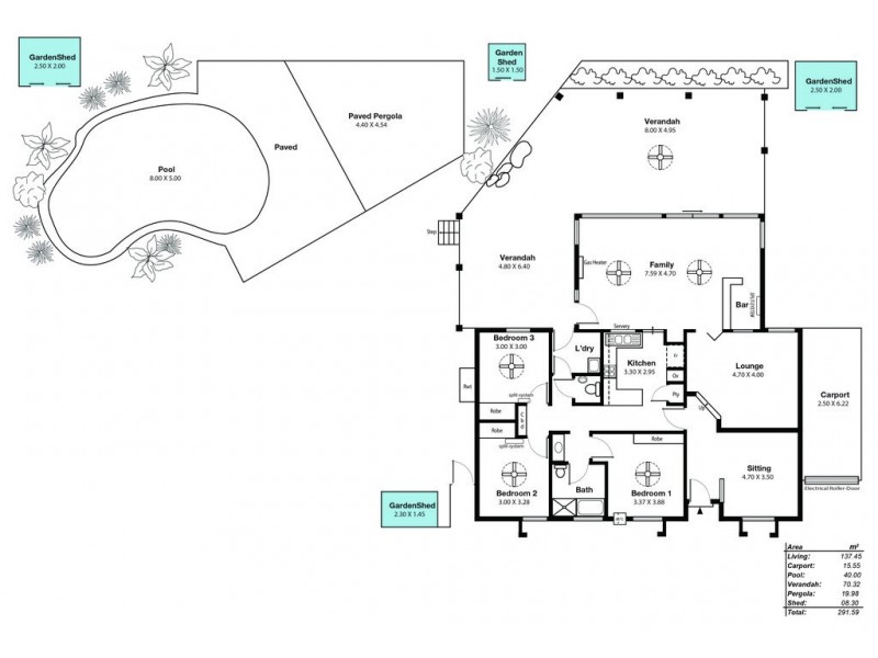 6 Safari Court, Hallett Cove SA 5158 Floorplan
