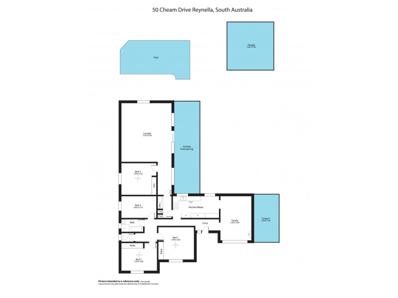 50 Cheam Drive, Reynella SA 5161 Floorplan