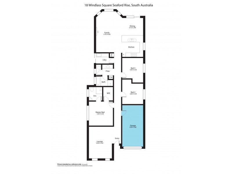 18 Windlass Square, Seaford Rise SA 5169 Floorplan