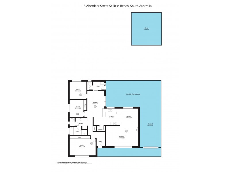 18 Aberdeen Street, Sellicks Beach SA 5174 Floorplan