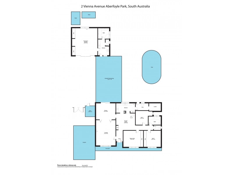 2 Vienna Avenue, Aberfoyle Park SA 5159 Floorplan