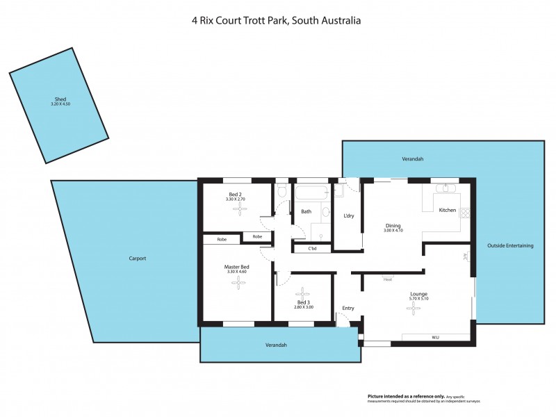 4 Rix Court, Trott Park SA 5158 Floorplan