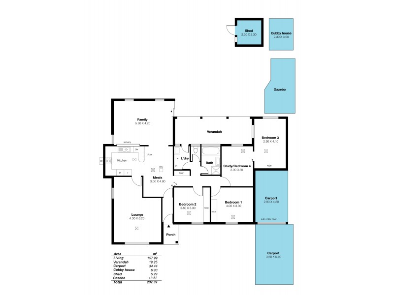28 Lexcen Grove, Happy Valley SA 5159 Floorplan