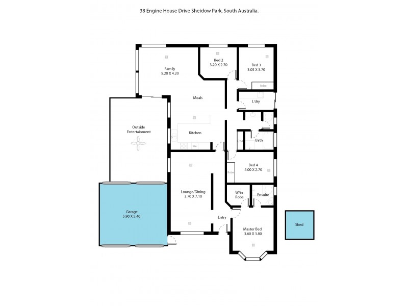 38 Enginehouse Drive, Sheidow Park SA 5158 Floorplan