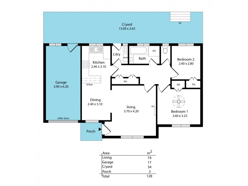 7/20 Hartland Avenue, Black Forest SA 5035 Floorplan
