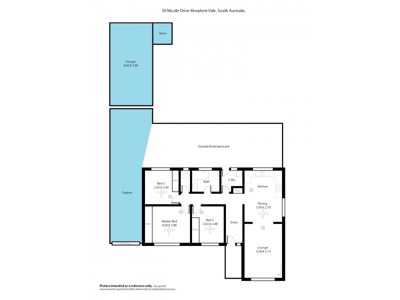39 Nicolle Drive, Morphett Vale SA 5162 Floorplan