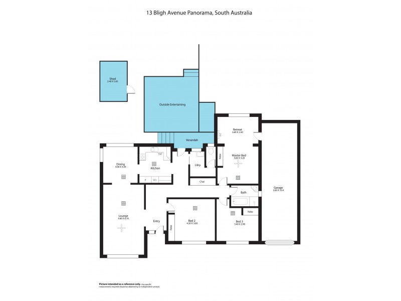 13 Bligh Avenue, Panorama SA 5041 Floorplan