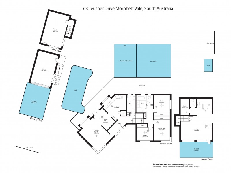 63 Teusner Drive, Morphett Vale SA 5162 Floorplan