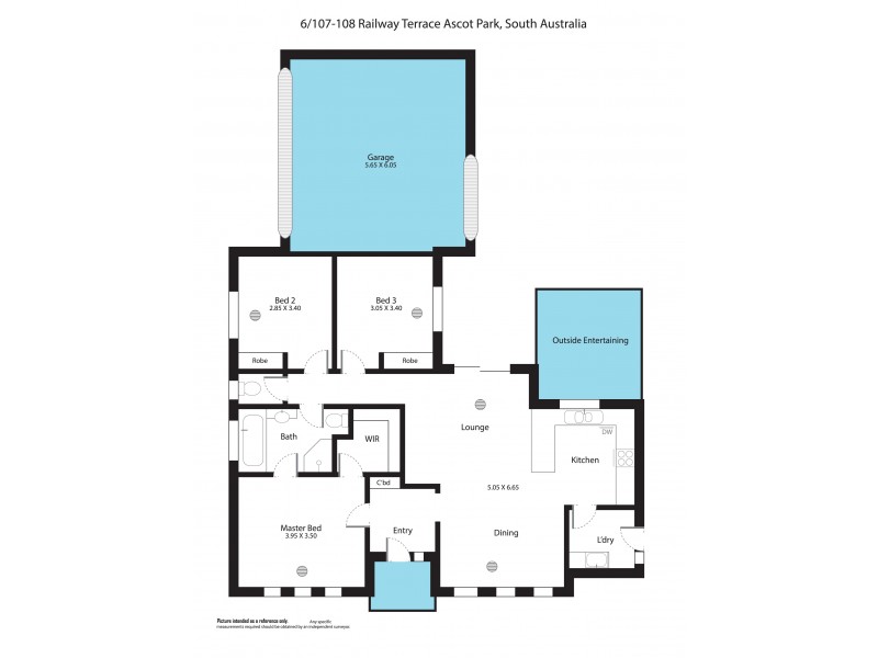 6/107-108 Railway Terrace, Ascot Park SA 5043 Floorplan