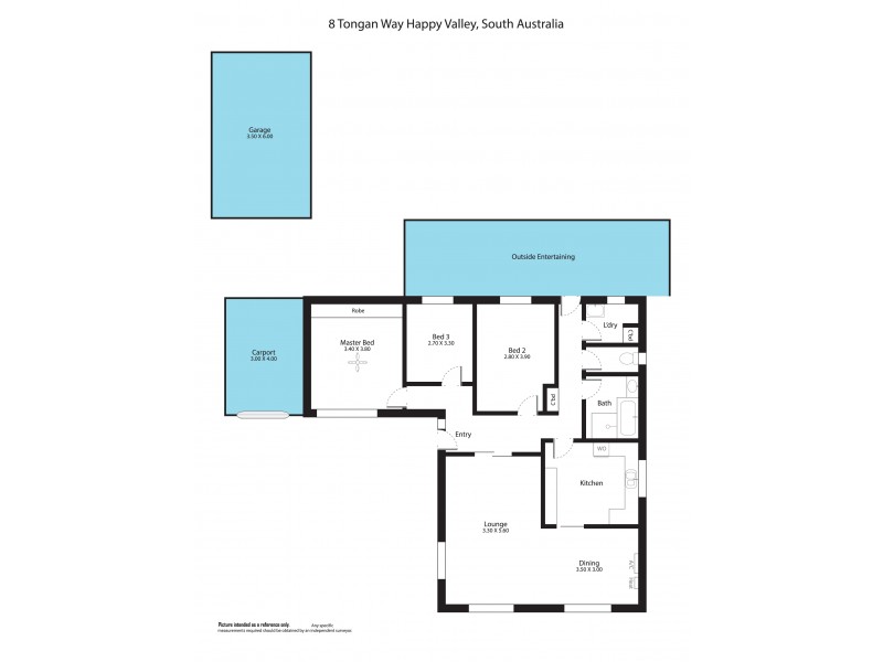 8 Tongan Way, Happy Valley SA 5159 Floorplan