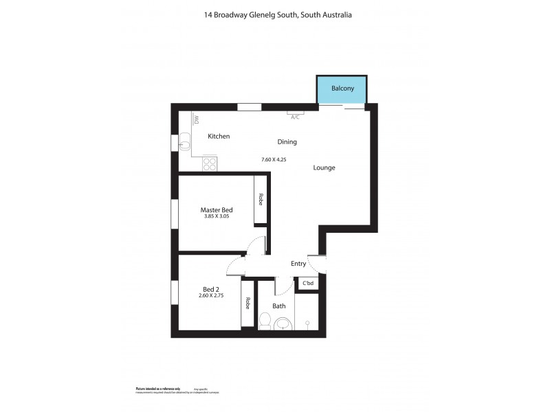 10/14 Broadway, Glenelg South SA 5045 Floorplan