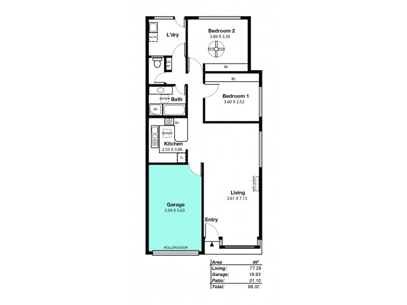 1/10 Maria Street, Melrose Park SA 5039 Floorplan